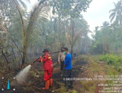 Polisi Bersama Tim Gabungan Lakukan Pendinginan Hotspot di Kuala Kampar, Situasi Terkendali