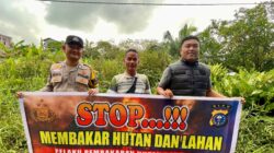 Polsek Teluk Meranti Sosialisasikan Maklumat Kapolda Riau untuk Cegah Karhutla