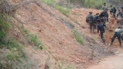 Satgas Gulbencal Kodim 0106/Aceh Tengah Bersihkan Material Longsor dan Banjir Bandang