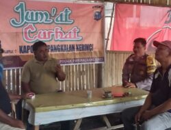 Polsek Pangkalan Kerinci Gelar Jumat Curhat, Bahas Keamanan dan Toleransi