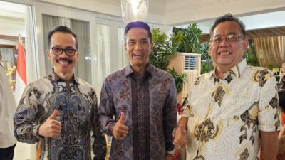 Ketua Umum APTIKNAS sekaligus Ketua Umum APKOMINDO Hadiri Halalbihalal di Rumah Dinas Menko Perekonomian RI