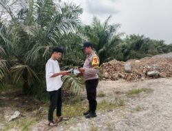 Polisi dan TNI Gelar Patroli Gabungan, Sosialisasikan Maklumat Kapolda Cegah Karhutla