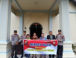 Polsek Pangkalan Kuras Gelar Minggu Kasih, Edukasi Warga Soal Karhutla dan Narkoba