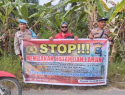 Polsek Teluk Meranti Sosialisasikan Maklumat Kapolda Riau dan Binluh Pencegahan Karhutla