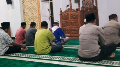 Lewat Salat Subuh, Polsek Ukui Sampaikan Pesan Kamtibmas