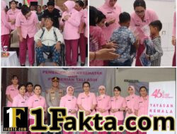 Peringati HUT ke-46 Yayasan Kemala Bhayangkari, Ny. Didit Daniel Adityajaya Gelar Aksi Sosial di Kubu Karangasem