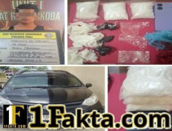 Satresnarkoba Polres PALI Tangkap Kurir Sabu Lintas Kabupaten, Sita Barang Bukti 302,87 Gram