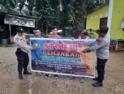 Polisi Gencarkan Patroli dan Himbauan Karhutla, Ajak Warga Jaga Lingkungan