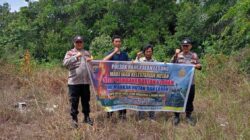 Cegah Karhutla, Polsek Pangkalan Lesung Gelar Patroli dan Edukasi Masyarakat