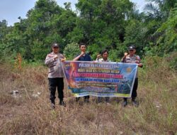 Cegah Karhutla, Polsek Pangkalan Lesung Gelar Patroli dan Edukasi Masyarakat