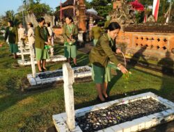 Persit KCK Kodim Tabanan Ikuti Ziarah dan Tabur Bunga Peringati HUT Ke-80 Persit Kartika Chandra Kirana