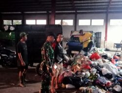 Babinsa Koramil 1611-07/Denpasar Barat Laksanakan Pemantauan dan Pengawasan Pemilahan Sampah di Wilayah Binaan