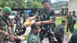33 Prajurit Kodim 1806/Teluk Bintuni Terima Kenaikan Pangkat, Dandim: Ini Amanah dan Tanggung Jawab Lebih Besar
