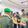 Sederhana Namun Meriah, Dandim 1806/TB Sambut Anggota Baru Persit di Pernikahan Anggota