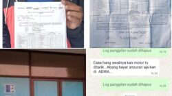 Tangkap Deb Kolektor Jamaludin beserta Ke Tiga Rekanya Dari Kantor Elang. Rampas Motor Dan Peras Debitur
