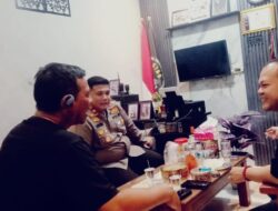 Kapolsek Karawaci Kunjungi Sekretariat DPD LSM GIAS Kota Tangerang