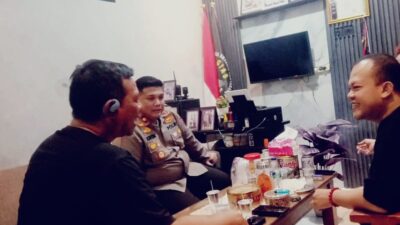 Kapolsek Karawaci Kunjungi Sekretariat DPD LSM GIAS Kota Tangerang