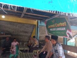 Polsek Langgam Gelar Jumat Curhat, Warga Apresiasi Kehadiran Polisi