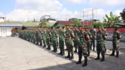 Puluhan Anggota Kodim 0106/Aceh Tengah, Kenaikan Pangkat Satu Tingkat