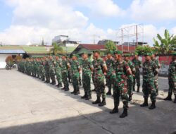 Puluhan Anggota Kodim 0106/Aceh Tengah, Kenaikan Pangkat Satu Tingkat