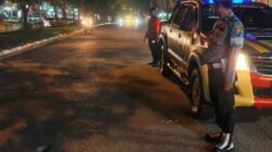 Polisi Gelar Patroli Malam di Pangkalan Kerinci, Kamtibmas Aman Terkendali