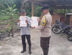 Warga Kuala Kampar Dihimbau Tidak Bakar Lahan, Polri Gencarkan Sosialisasi Karhutla