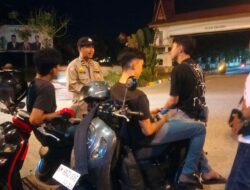 KRYD Digelar, Polsek Pangkalan Kerinci Pastikan Wilayah Tetap Aman