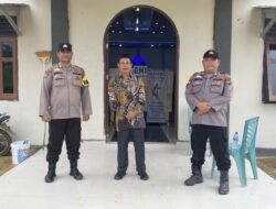 Pengamanan Paskah di Pangkalan Lesung Berjalan Lancar, Polisi Lakukan Sterilisasi