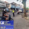 Berikan Rasa Aman dan Nyaman kepada Siswa Siswi, Personil Lantas Lakukan Gatur Pagi di Depan MAN Amlapura