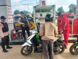 Patroli di Obvit, Polisi Himbau Hemat Energi di SPBU dan Cegah Kejahatan Perbankan