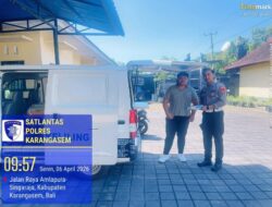 Sat Lantas Karangasem Berikan Kemudahan kepada Masyarakat, Melalui SAMSAT Keliling