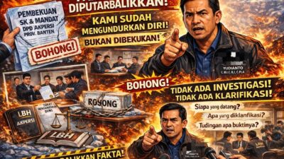 Panas! DPP Klaim Bekukan AKPERSI Banten, Yudianto: Kami Sudah Mundur, Jangan Putarbalikkan Fakta