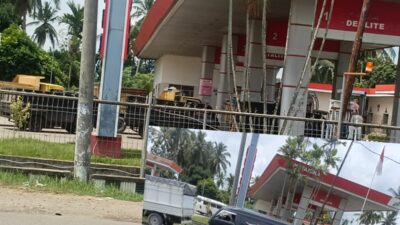 Terbongkar Di Siang Hari! Deretan L300 Diduga Sedot Solar Subsidi Di Spbu Dewantara