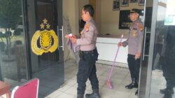 Polsek Pangkalan Kuras Gelar Gerakan Polri Asri Sebelum Jam Dinas