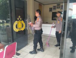 Polsek Pangkalan Kuras Gelar Gerakan Polri Asri Sebelum Jam Dinas