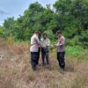 Patroli Karhutla, Polsek Pangkalan Lesung Sosialisasikan Larangan Membakar Lahan