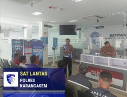 Berikan Pelayanan Prima kepada Masyarakat, Satpas Polres Karangasem Laksanakan Pelayanan dengan Senyum Ramah dan Santun