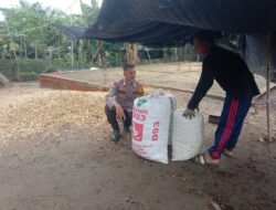 Giat Bhabinkamtibmas Desa Bagan Laguh Jaga Kamtibmas
