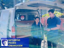 Sat Lantas Karangasem Berikan ke.udahan kepada Masyarakat,  Melalui Pelayanan SAMSAT Keliling