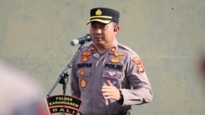 Pimpin Apel Pagi Wakapolres Karangasem Tekankan, Pentingnya Menjaga Citra Kepolisian di Mata Masyarakat