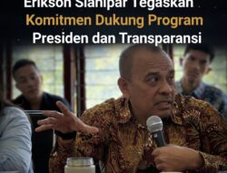 PRESS CONFERENCE Kader Gerindra Erikson Sianipar Tegaskan Dukungan Penuh terhadap Program Presiden dan Komitmen Transparansi