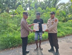 Polisi Edukasi Warga Teluk Dalam Soal Bahaya Pembakaran Lahan