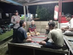 Patroli Malam, Polisi Kerumutan Tingkatkan Harkamtibmas Desa B. Makmur