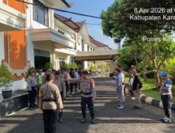 Masa Peralihan Tugas Piket di Mako, Sat Lantas Polres Karangasem Laksanakan Apel Serah Terima Tugas Jaga