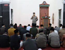 Safari Subuh Wakapolres Aceh Tengah: Imbau Warga Waspada Hujan Tinggi dan Perkuat Pengawasan Anak