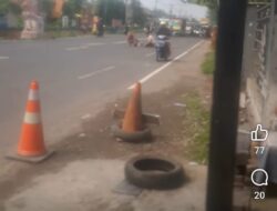 Lansia Tutup usia Tertabrak Motor Saat Menyeberang di Depan Balai Desa Tropodo