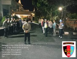 Rutinitas Propam Lakukan Absensi pengecekan dan pengawasan piket fungsi pada Malam Hari