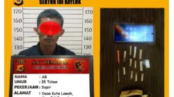 Patroli Kamtibmas Berbuah Penindakan, Personel Polsek Idi Rayeuk Amankan Terduga Pelaku Narkoba, 12 Paket Sabu Disita