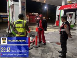 Cegah Gangguan Kamtibmas Malam Hari, Polsek Rendang Intensifkan Giat Patroli Malam