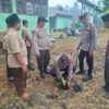 Polisi di Kuala Kampar Gelar Penanaman Pohon untuk Kelestarian Lingkungan